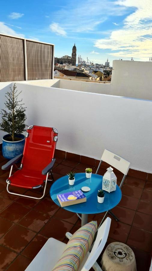 Penthouse With Solarium In The Center Of Malaga-Atico Con Solarium En El Centro De Malaga Leilighet Eksteriør bilde